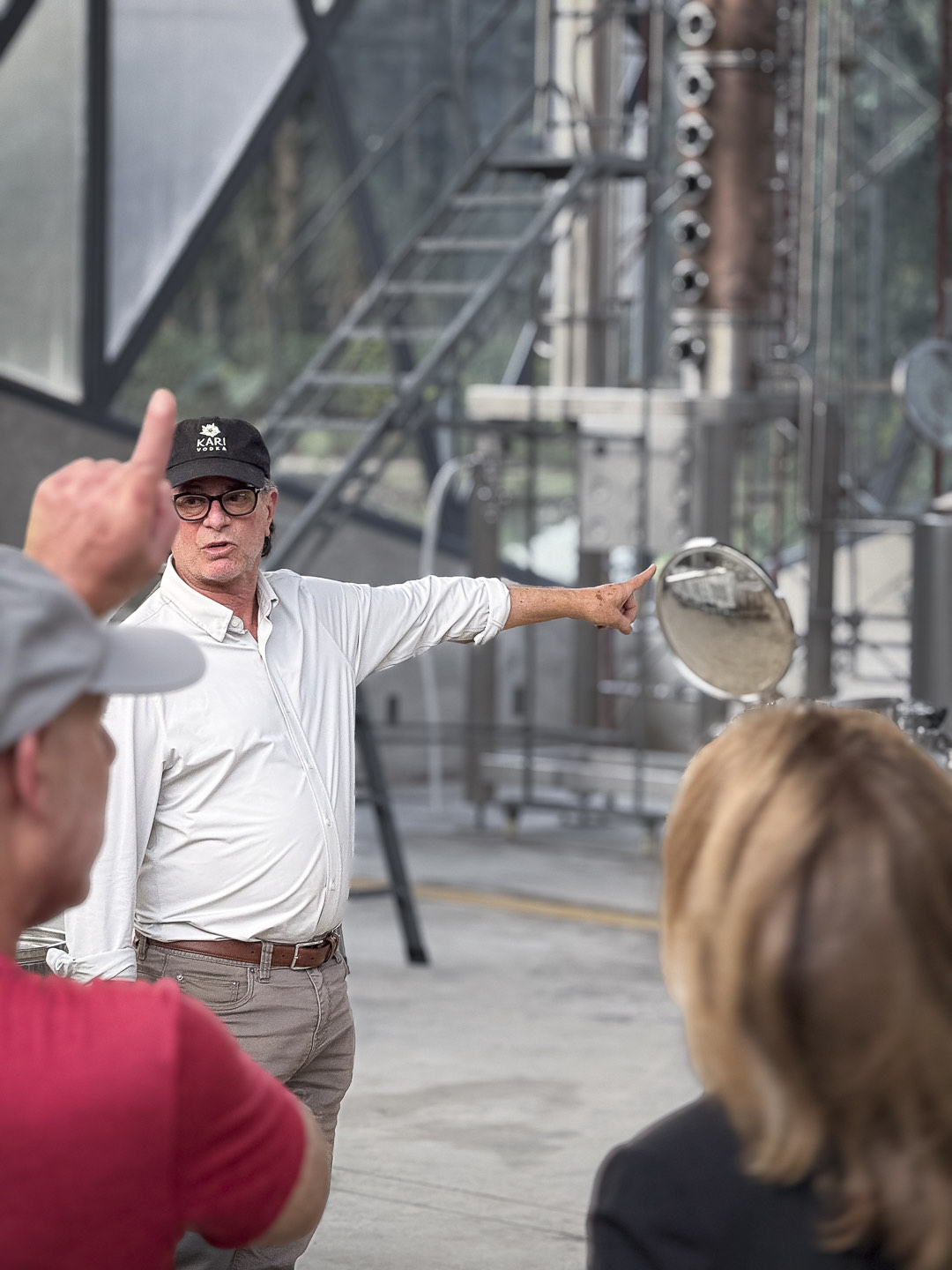 A guided tour beside the still at Virunga Mountain Spirits