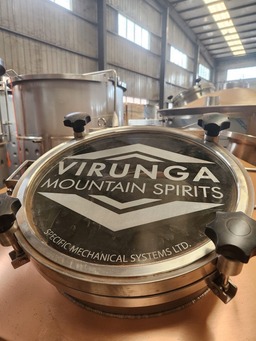 A Virunga Mountain Spirits still being built